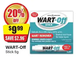 Chemist Discount Centre Wart-off stick offer