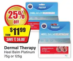 Chemist Discount Centre Dermal therapy heel balm platinum offer