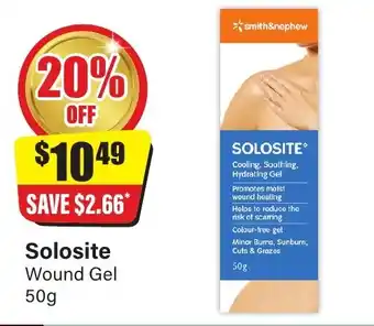 Chemist Discount Centre Solosite wound gel offer