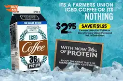 Drakes Farmers union iced coffee or dairy farmers classic flavoured milk offer