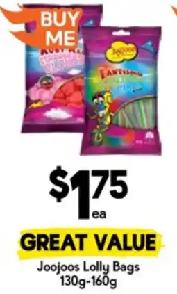 Drakes Joojoos lolly bags offer