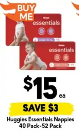Drakes Huggies essentials nappies offer