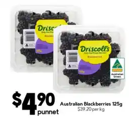 Drakes Australian blackberries offer