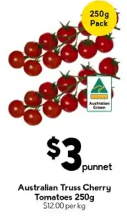 Drakes Australian truss cherry tomatoes offer