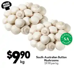 Drakes South australian button mushrooms offer