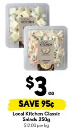 Drakes Local kitchen classic salads offer