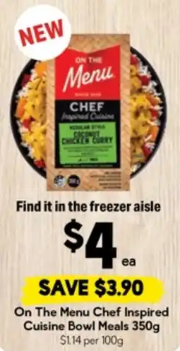 Drakes On the menu chef inspired cuisine bowl meals offer