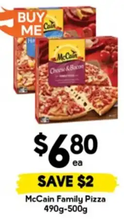 Drakes Mccain family pizza offer