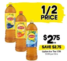 Drakes Lipton ice tea offer
