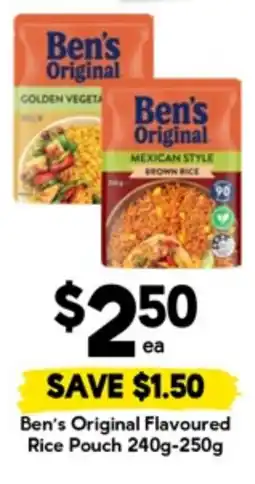 Drakes Ben's original flavoured rice pouch offer