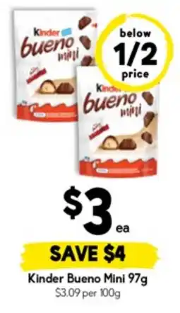 Drakes Kinder bueno mini offer