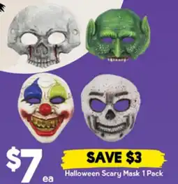 Drakes Halloween scary mask 1 pack offer