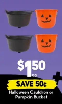 Drakes Halloween cauldron or pumpkin bucket offer