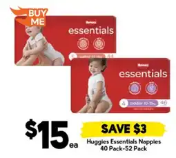 Drakes Huggies essentials nappies offer