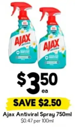 Drakes Ajax antiviral spray offer