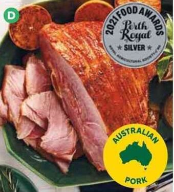 Woolworths Woolworths Double Smoked Half Leg Ham offer