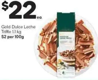 Woolworths Gold Dulce Leche Triffle offer