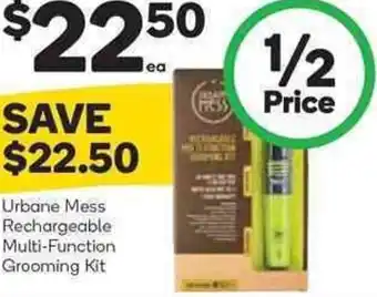 Woolworths Urbane Mess Rechargeable Multi-Function Grooming Kit offer