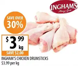 Supabarn Ingham's chicken drumsticks offer