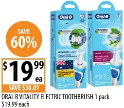 Supabarn Oral b vitality electric toothbrush offer