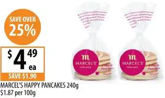 Supabarn Marcel's happy pancakes offer