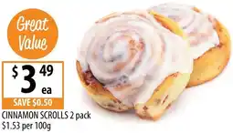 Supabarn Cinnamon scrolls offer