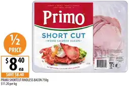 Supabarn Primo shortcut rindless bacon offer