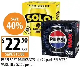 Supabarn Pepsi soft drinks offer