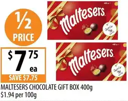 Supabarn Maltesers chocolate gift box offer