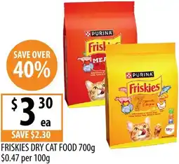 Supabarn Friskies dry cat food offer