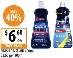 Supabarn Finish rinse aid offer