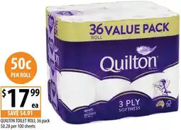 Supabarn Quilton toilet roll offer