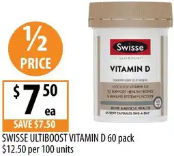 Supabarn Swisse ultiboost vitamin d offer