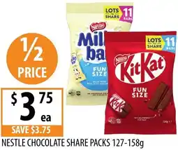 Supabarn Nestle chocolate share packs offer
