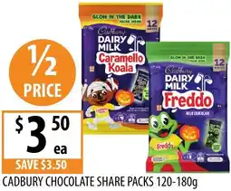 Supabarn Cadbury chocolate share packs offer