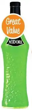 Supabarn Midori melon liqueur offer