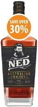 Supabarn Ned australian whiskey offer