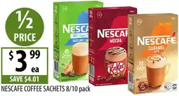 Supabarn Nescafe coffee sachets offer