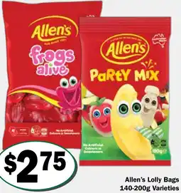 Friendly Grocer Allen's Lolly Bags offer