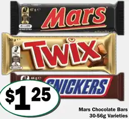 Friendly Grocer Mars Chocolate Bars offer
