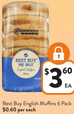 Foodworks Best Buy English Muffins offer