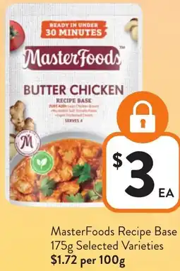 Foodworks MasterFoods Recipe Base offer