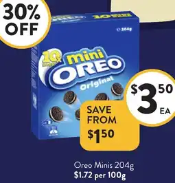 Foodworks Oreo Minis offer