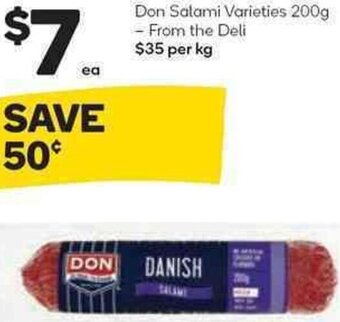 Woolworths Don Salami offer