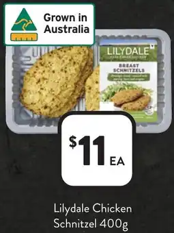 Foodworks Lilydale Chicken Schnitzel offer