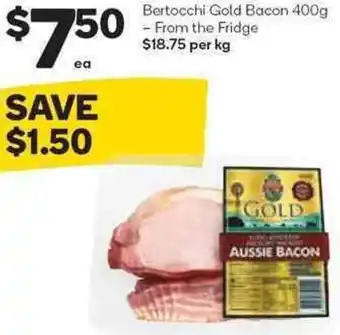 Woolworths Bertocchi Gold Bacon 400g offer