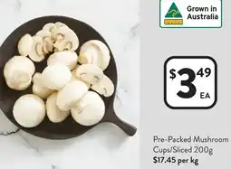 Foodworks Pre-Packed Mushroom offer