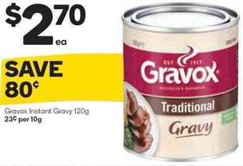 Woolworths Gravox Instant Gravy 120g offer