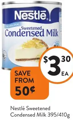 Foodworks Nestlé Sweetened Condensed Milk offer