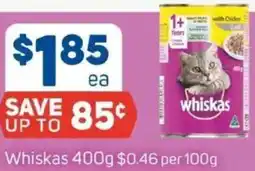 Foodland Whiskas offer